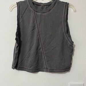 lululemon athletica Charcoal Muscle Tee